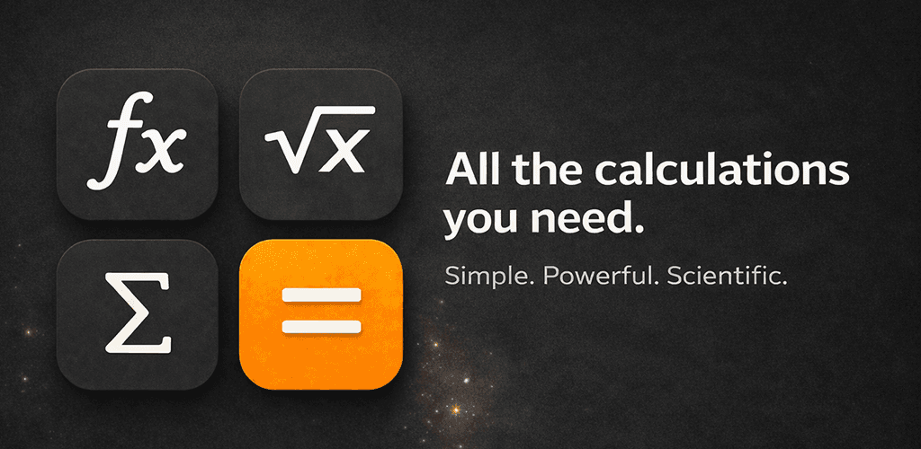 Calculator feature graphic