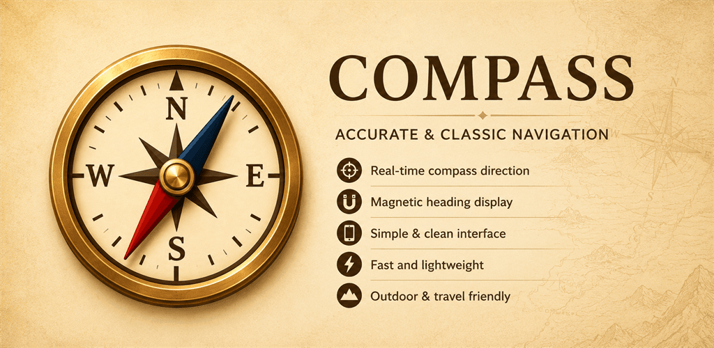 Compass feature graphic