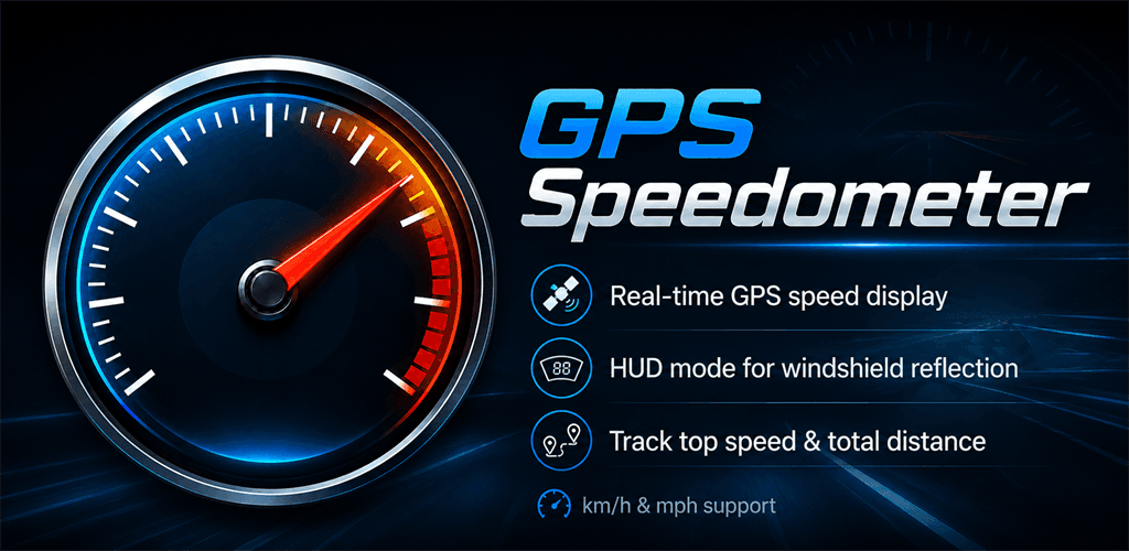 GPS Speedometer feature graphic