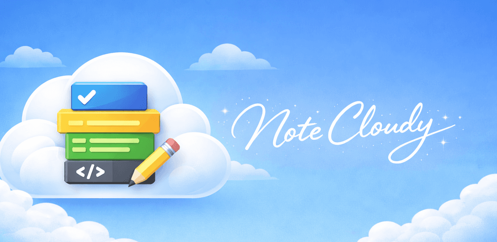 NoteCloudy feature graphic