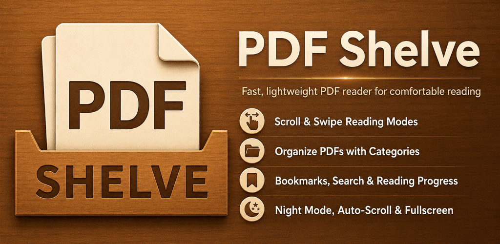 PDF Shelve feature graphic